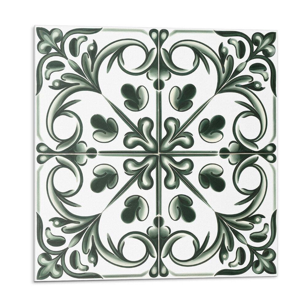 Vinyl csempe falra Növényminta a csempében