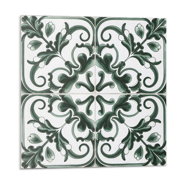 Vinyl csempe falra Növényminta négyzetekben