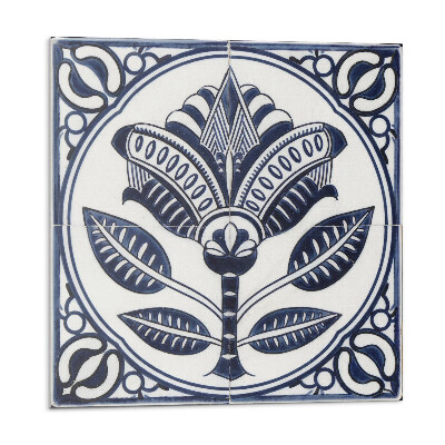 Vinyl csempe Virágos kerámia minta