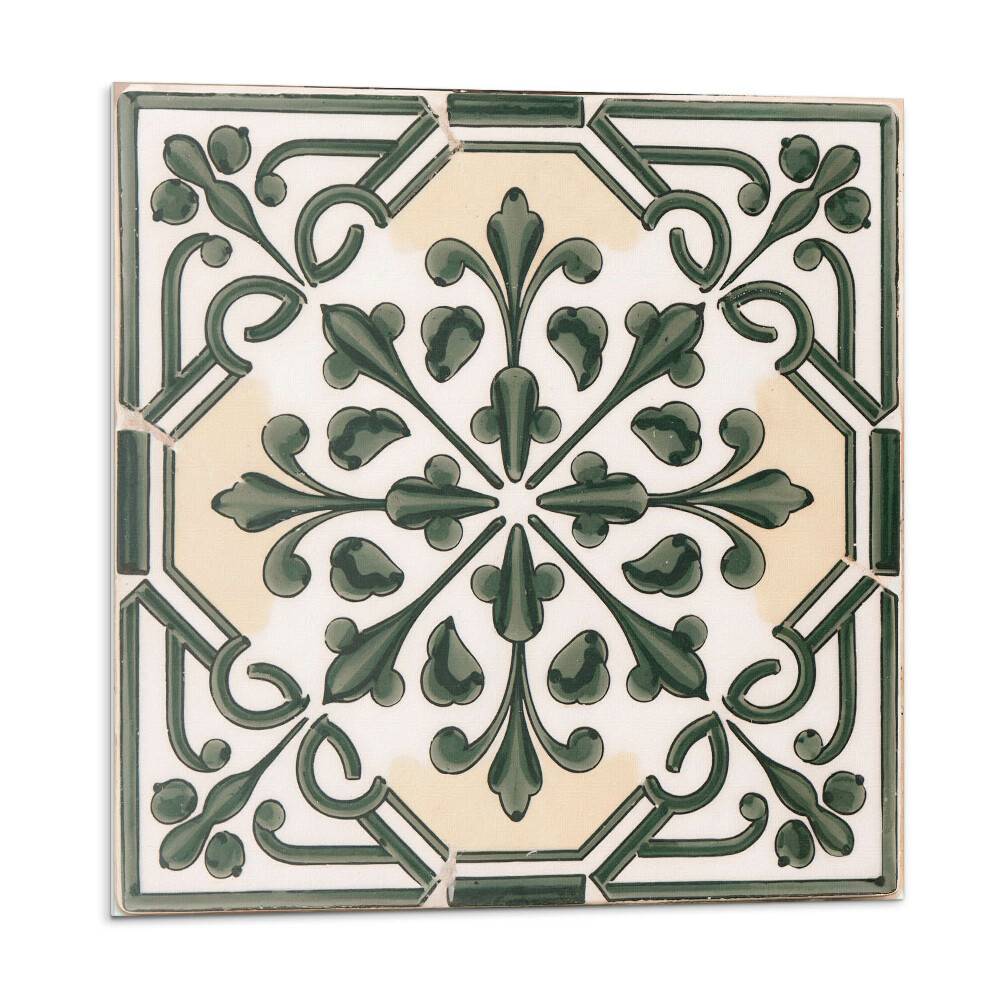 Vinyl csempe falra Növényminta a csempén