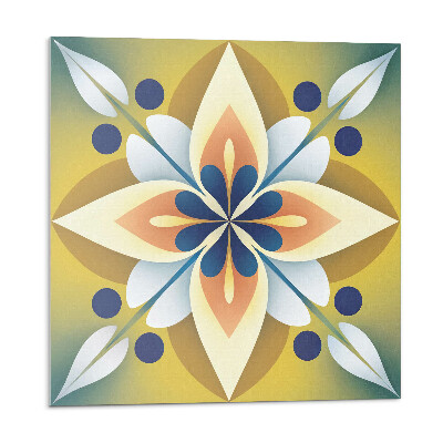 Öntapadós vinyl csempe Virágmintás mandala