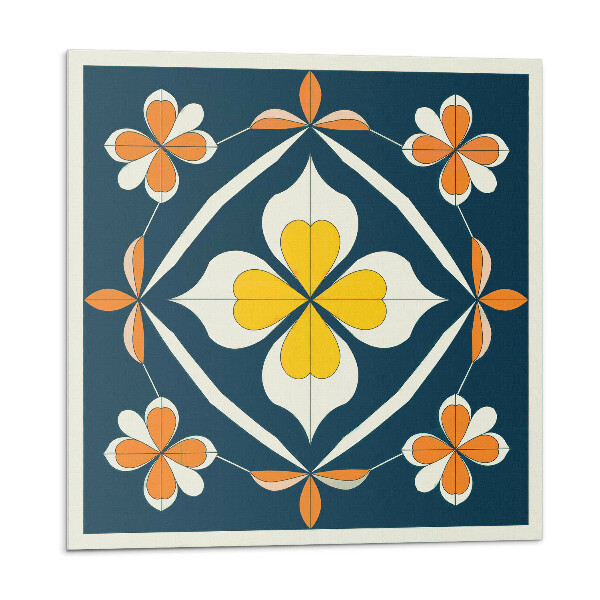 Vinyl csempe Virágminta szimmetriával