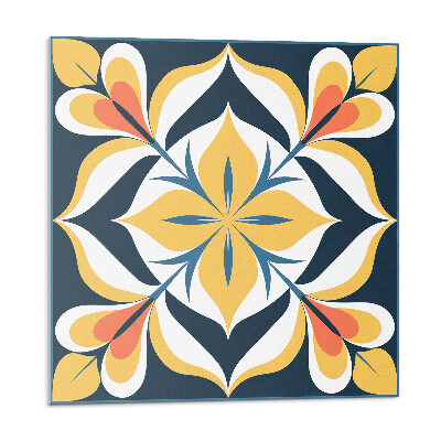 Öntapadós vinyl csempe Stílusos virágminta