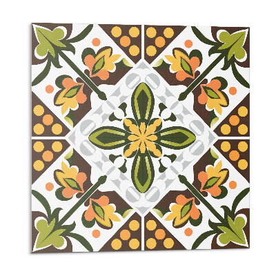 Vinyl csempe falra Virágminta szimmetriában