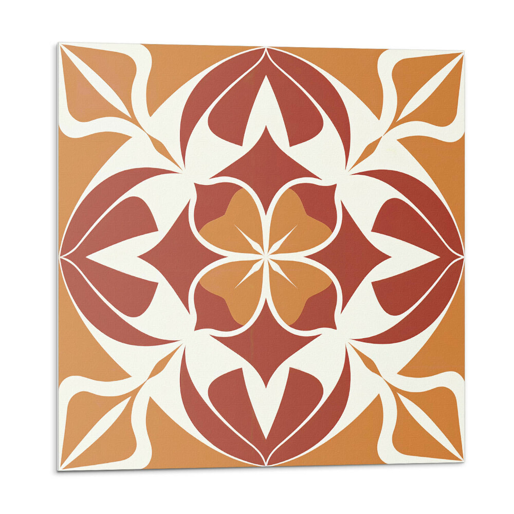 Vinyl csempe Szimmetrikus növényi minta