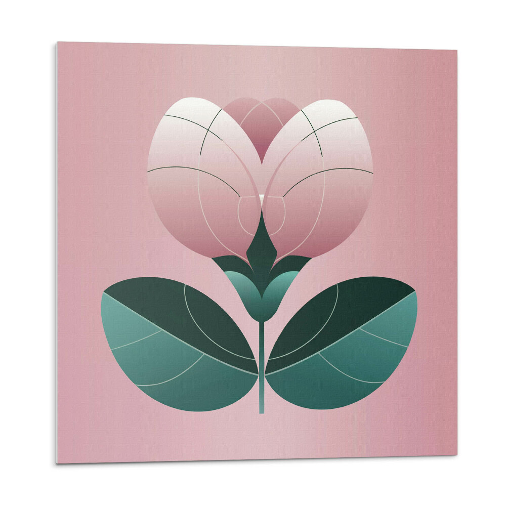 Vinyl csempe Stilizált virág levelekkel