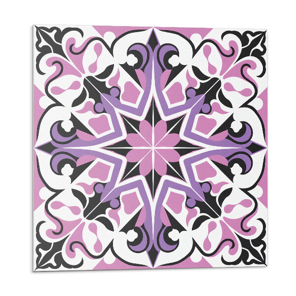 Öntapadós vinyl csempe Virágos csillagminta