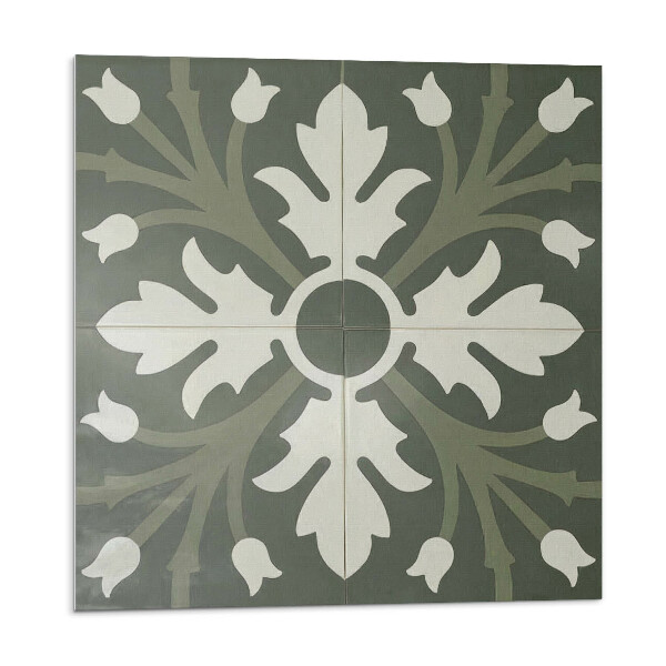 Öntapadós vinyl csempe Növényminta a csempéken