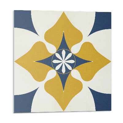 Öntapadós vinyl csempe Virágminta szimmetriával