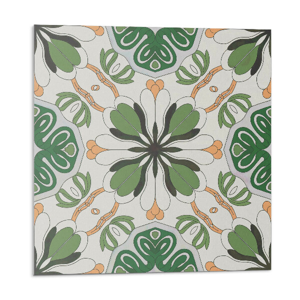 Vinyl csempe falra Virágminta szimmetriában