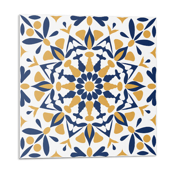 Vinyl csempe falra Virágminta szimmetriában