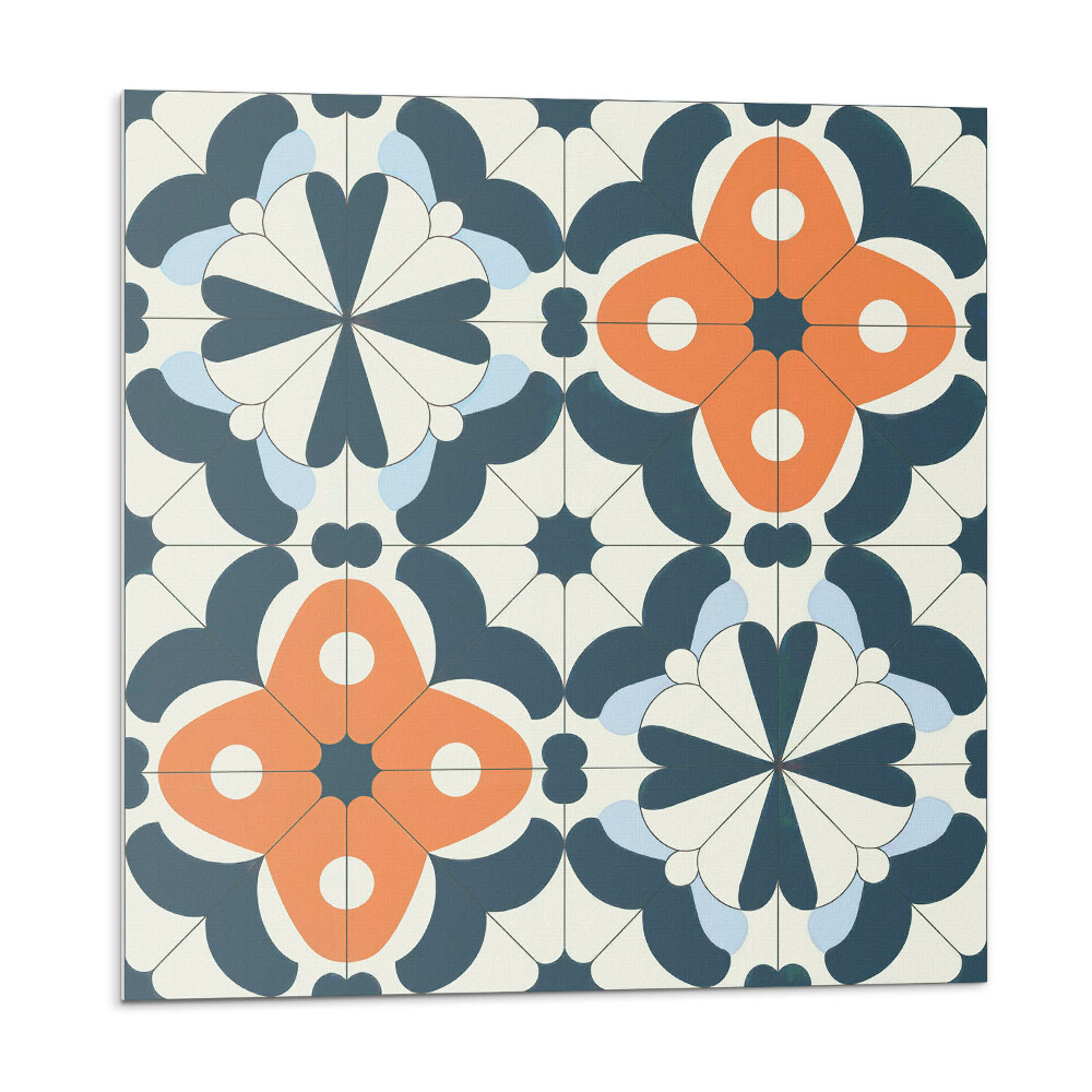 Vinyl csempe Virágmintás csempékben