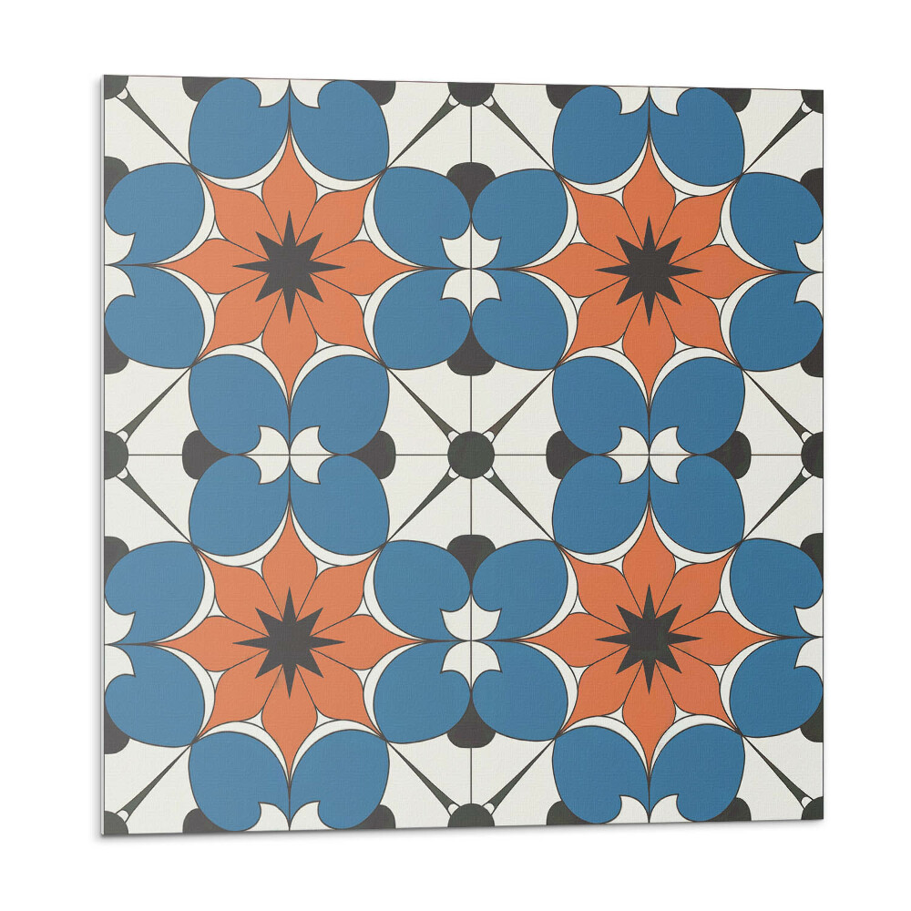 Öntapadós vinyl csempe Virágminta a háttérben