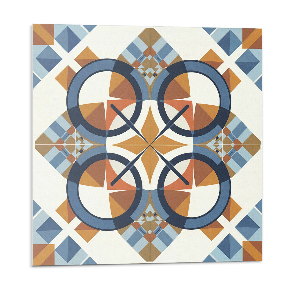 Vinyl csempe falra Geometrikus minta körökkel