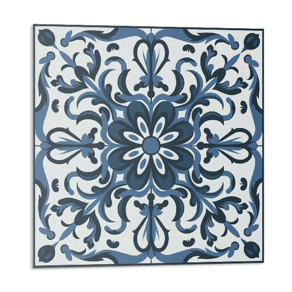 Öntapadós vinyl csempe Virágminta díszekkel