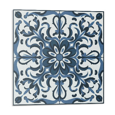 Öntapadós vinyl csempe Virágminta díszekkel