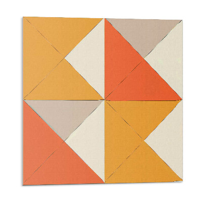 Öntapadós vinyl csempe Geometriai háromszögek az elrendezésben