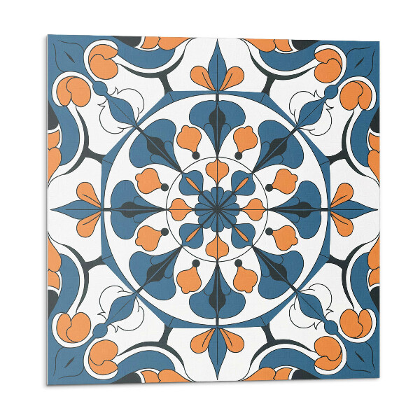 Vinyl csempe Virágminta egy mandalában