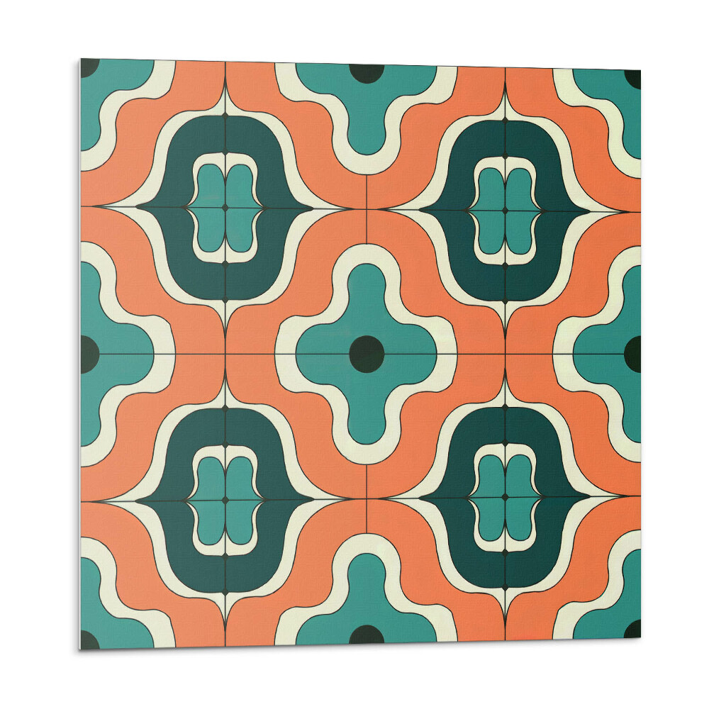 Vinyl csempe falra Absztrakt hullámos minta