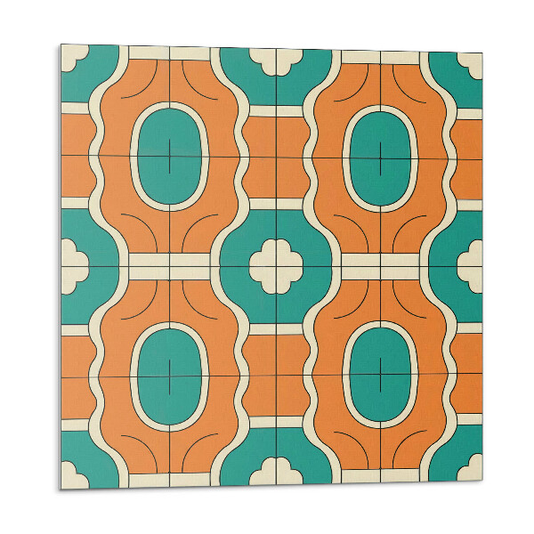 Öntapadós vinyl csempe Geometrikus kockás minta