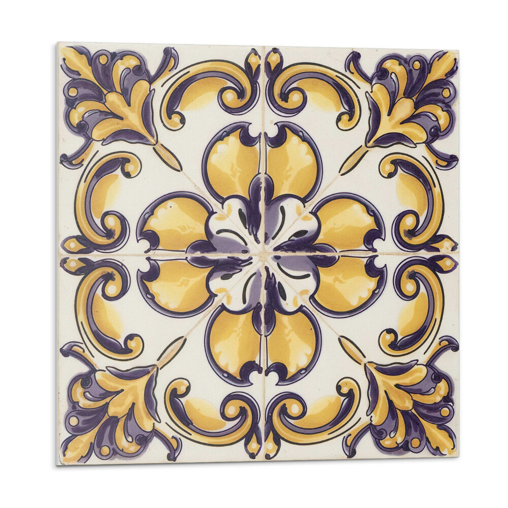 Öntapadós vinyl csempe Virágmotívumos minta