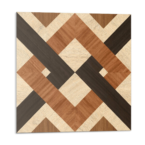 Öntapadós vinyl csempe Geometrikus fa minta