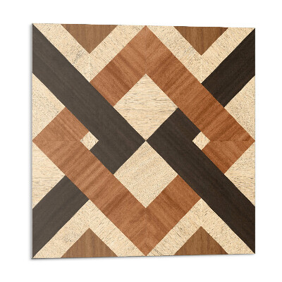 Öntapadós vinyl csempe Geometrikus fa minta