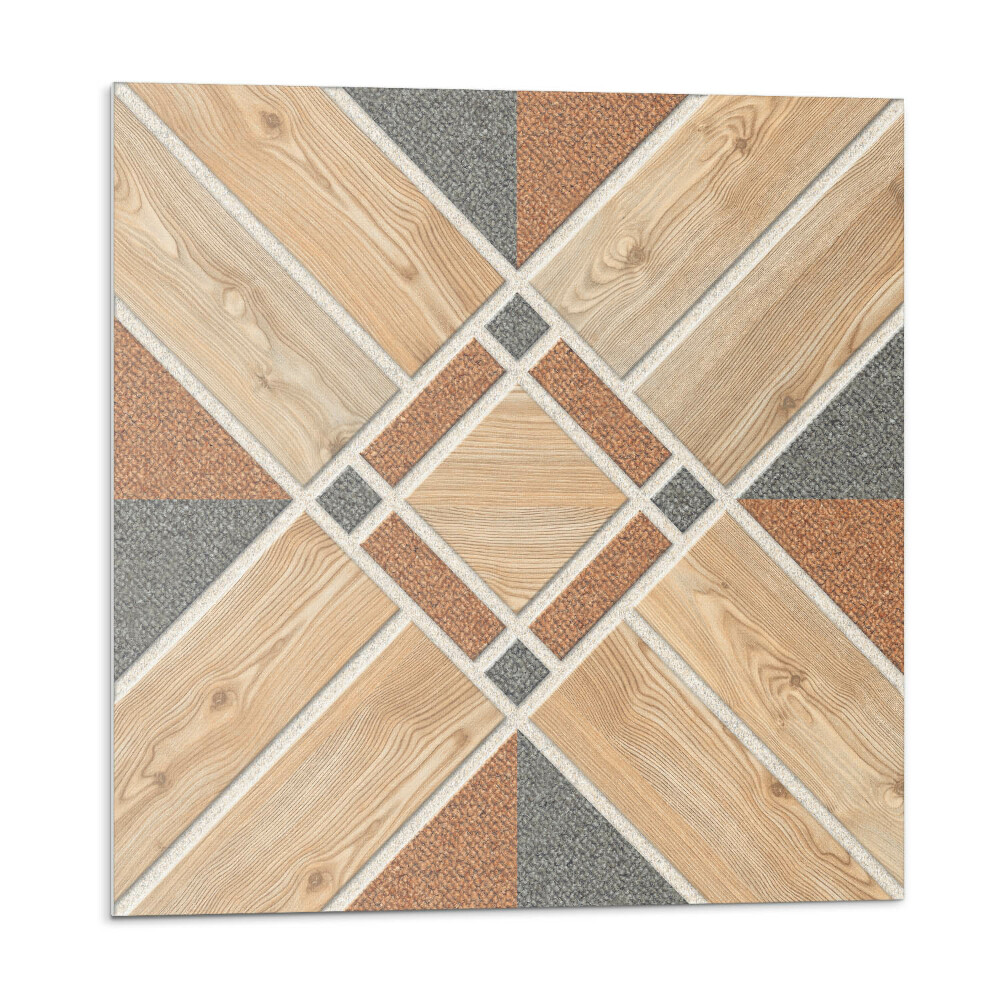 Vinyl csempe falra Geometrikus minta fával