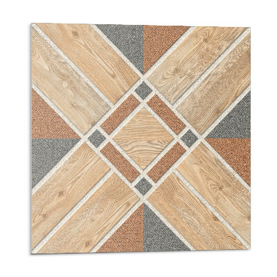 Vinyl csempe falra Geometrikus minta fával