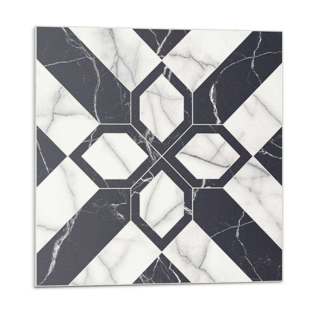 Öntapadós vinyl csempe Geometrikus márványminta