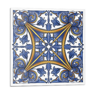 Öntapadós vinyl csempe Növényi minta díszekkel