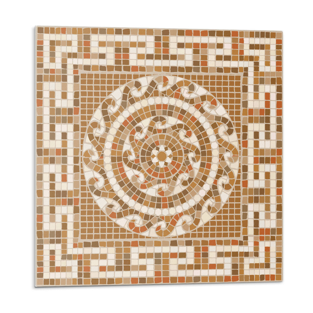 Öntapadós vinyl csempe Kör alakú mozaik