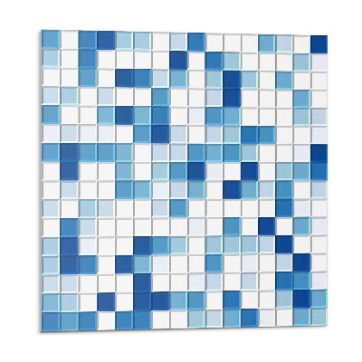 Öntapadós vinyl csempe Mozaik kék árnyalatokban