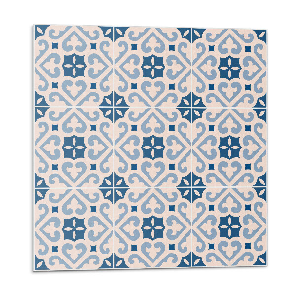 Öntapadós vinyl csempe Minta díszekkel a csempéken