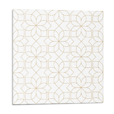 Vinyl csempe falra Geometrikus virágmintás