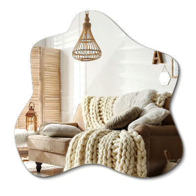 Folt alakú tükör dekoratív