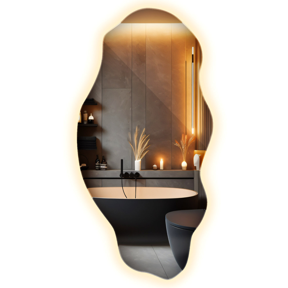 Organikus tükör led világítással