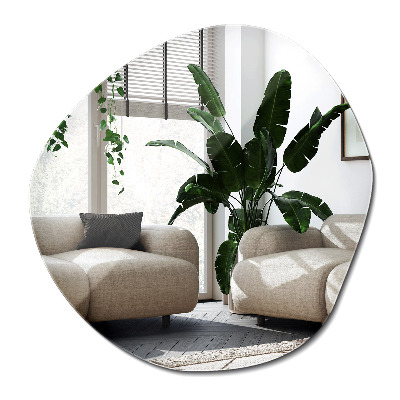 Szabálytalan tükör felhő alakban