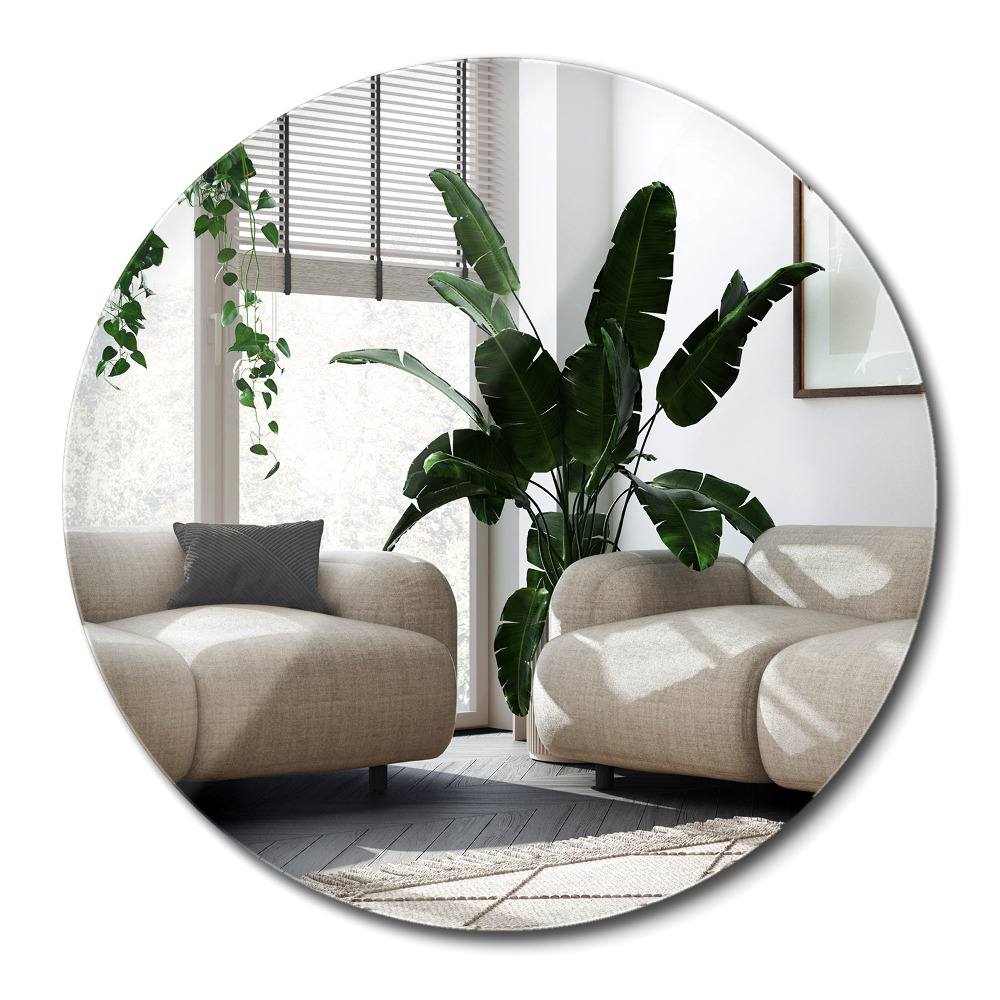 Kerek tükör keret nélkül