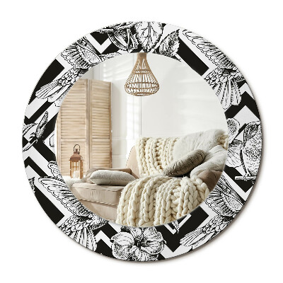 Kerek design tükör Kolibri