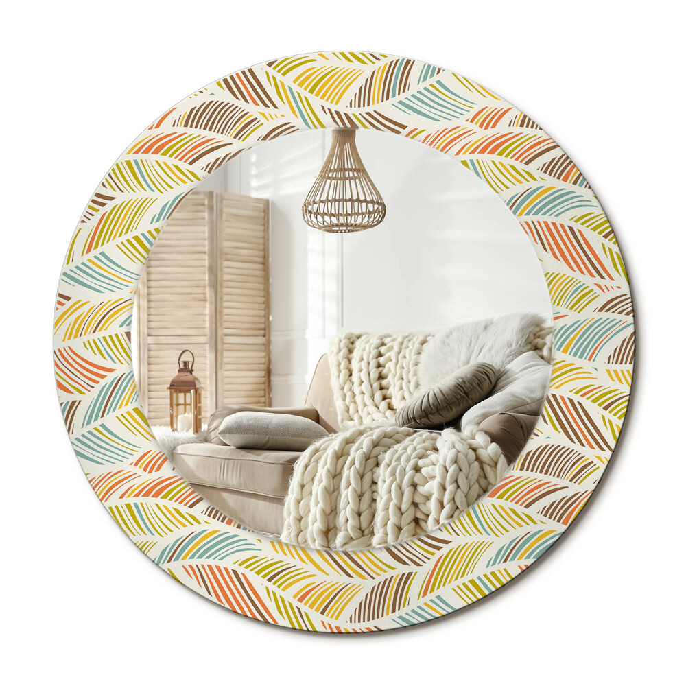 Kerek dekor tükör Absztrakt