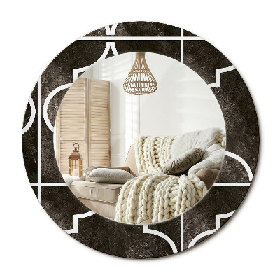 Kerek dekor tükör Antik minta