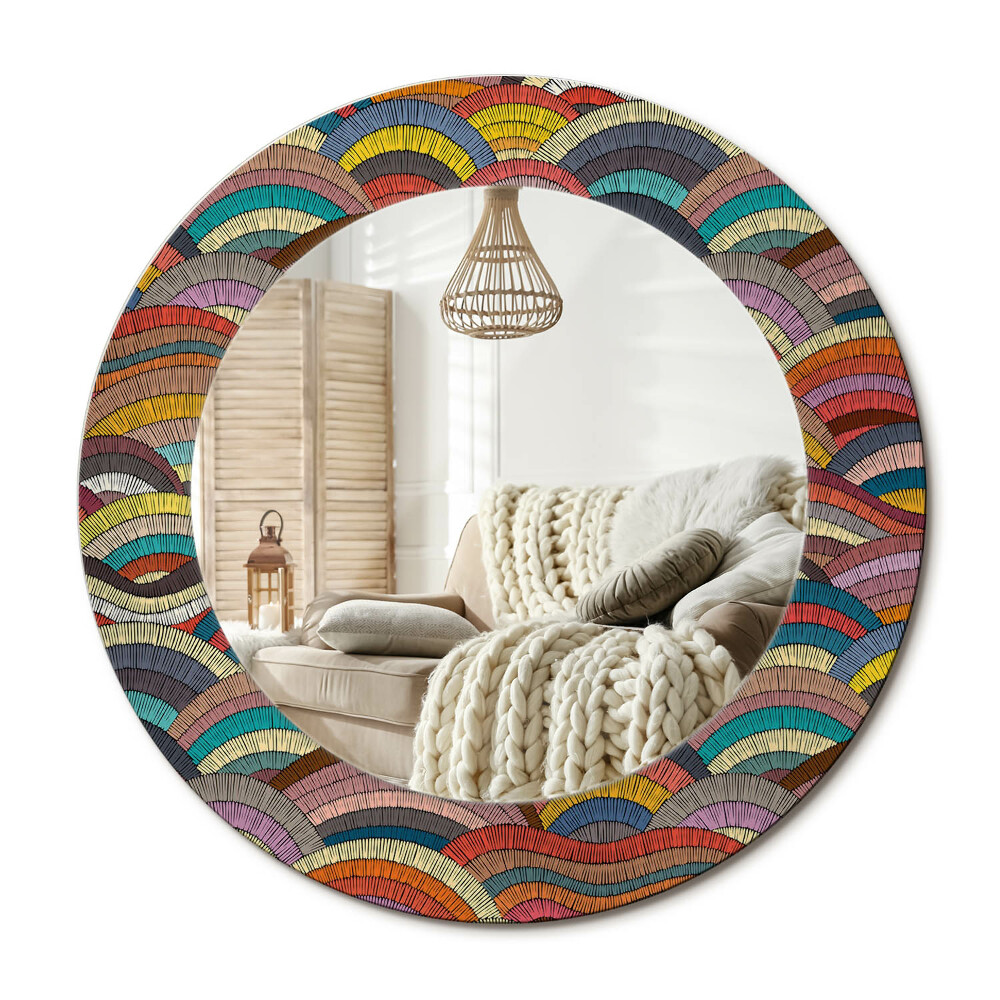 Kerek tükör dekoráció Ornamentika