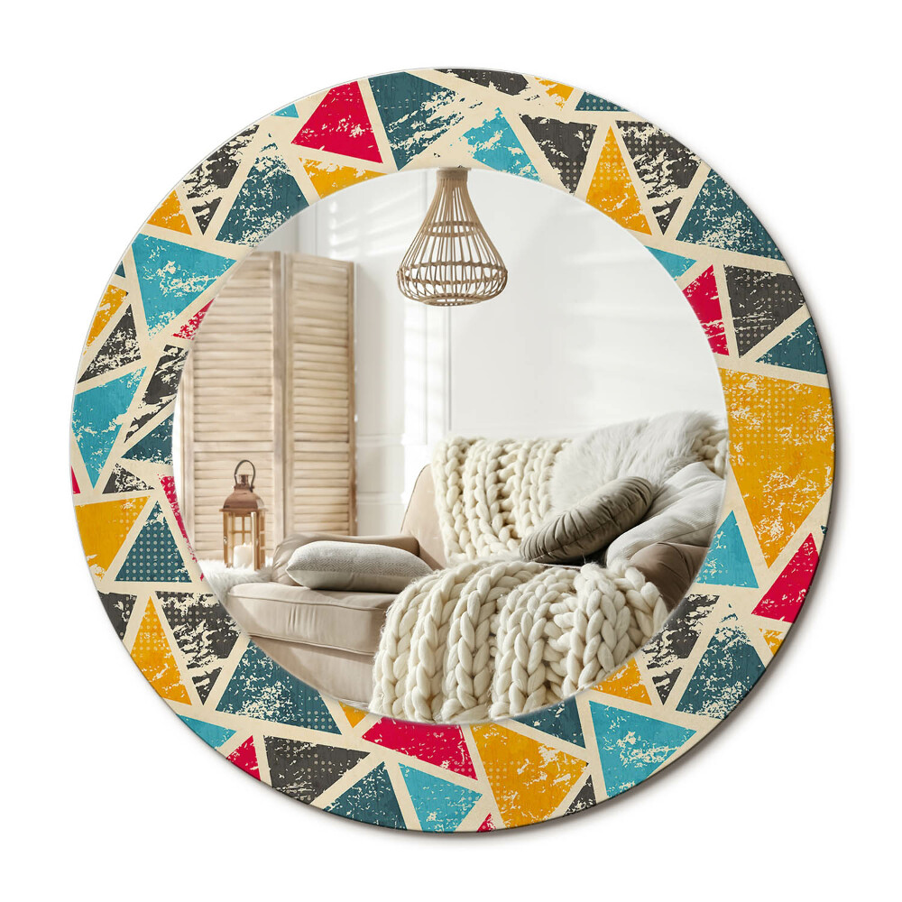 Kerek dekor tükör Retro kompozíció