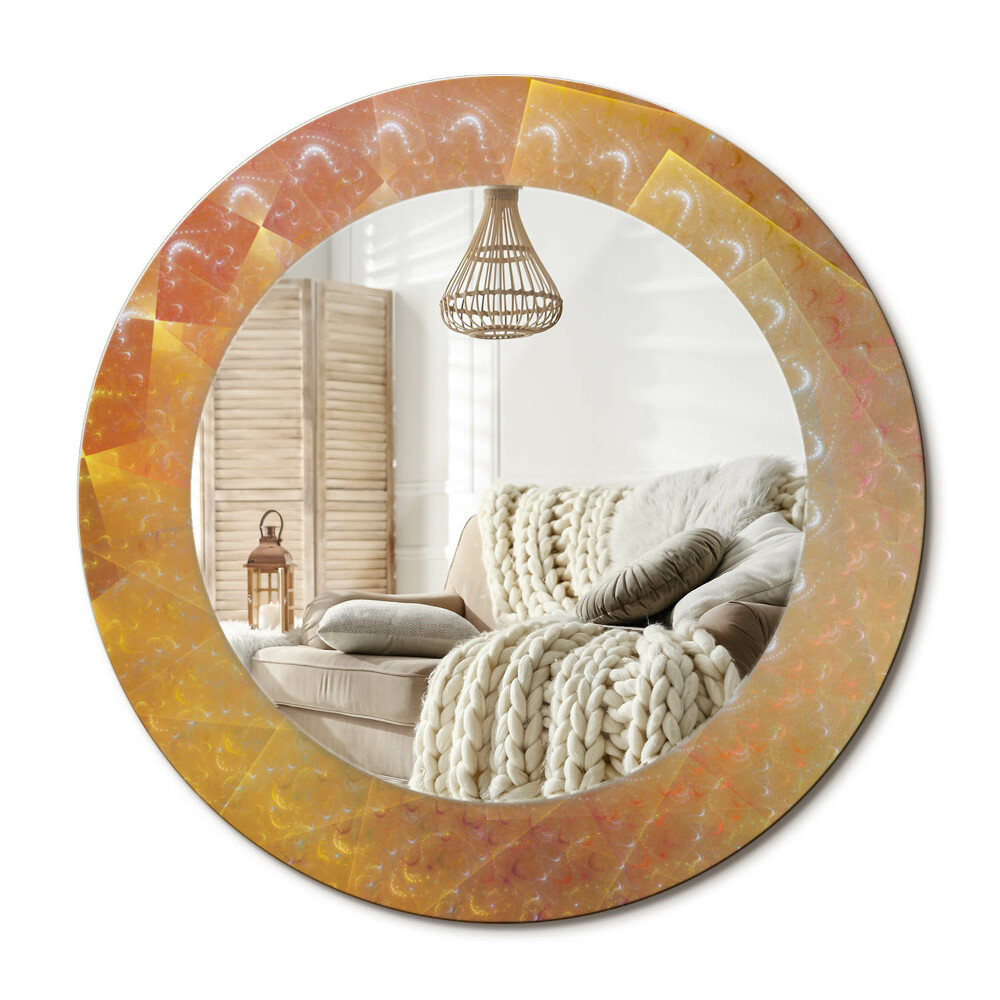 Kerek design tükör Absztrakt spirál