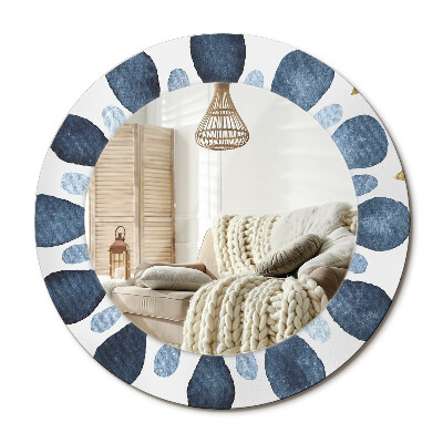 Kerek dekor tükör Hold mandala