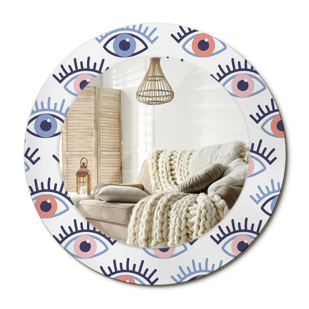 Kerek design tükör Szemek
