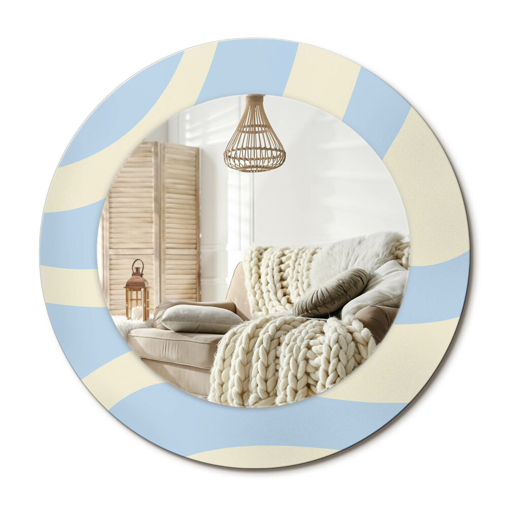 Kerek dekor tükör Absztrakt formák