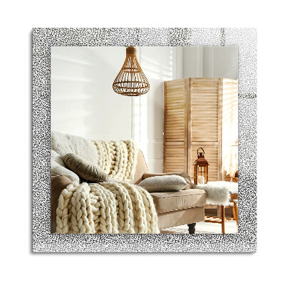 Téglalap tükör díszítéssel 3d minta