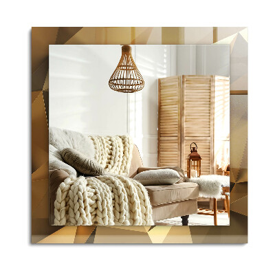 Téglalap dísztükör geometriai formák